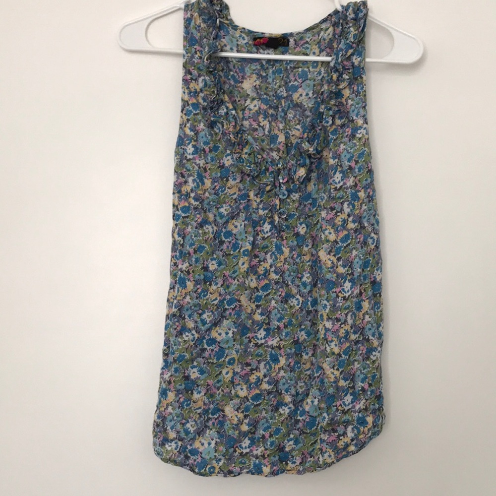 4/$25 Forever 21 Floral Blouse | S - Picture 7 of 10